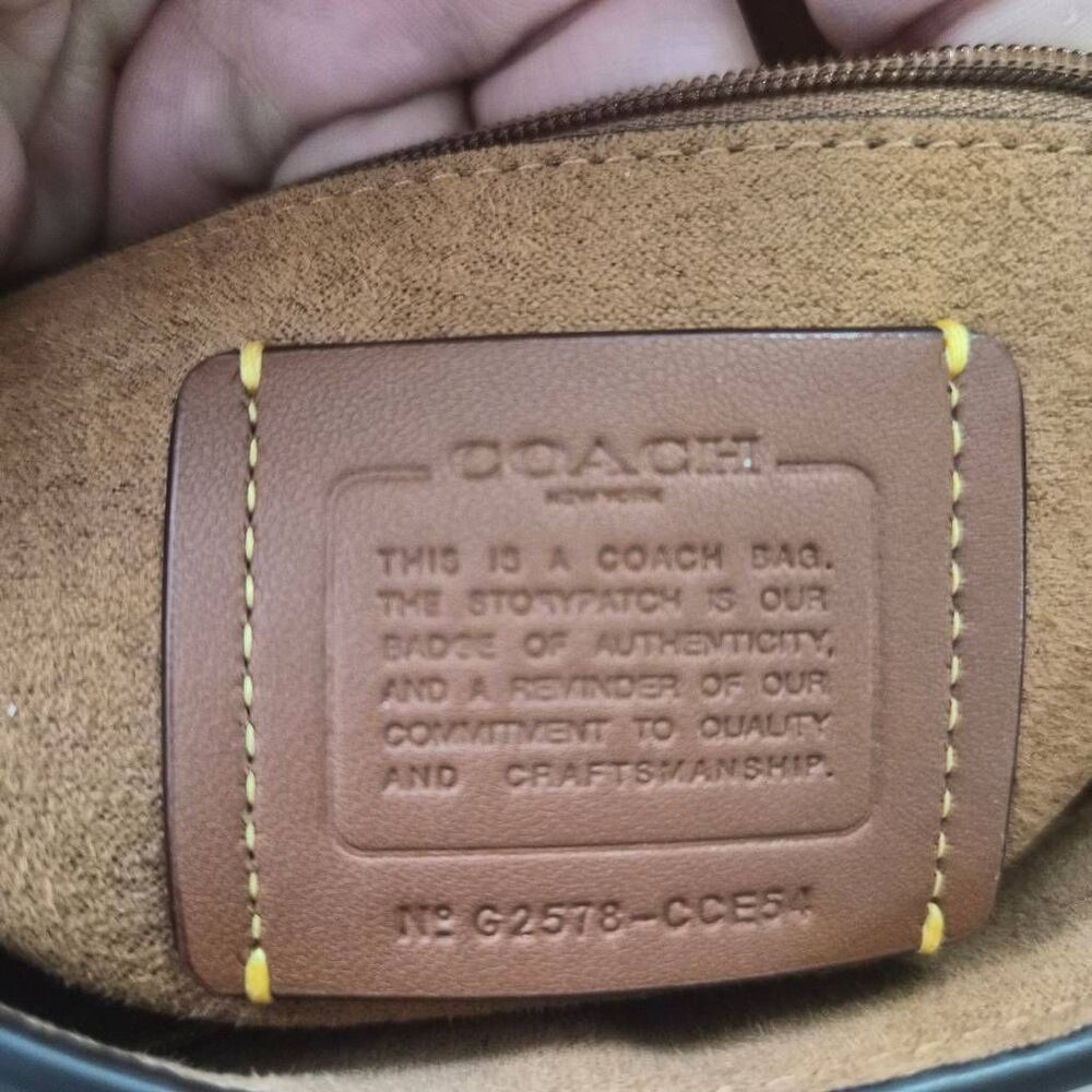 Coach Outlet Emory Top Handle in Soft Smooth Leather Espresso/Gold - Picture 13 of 13